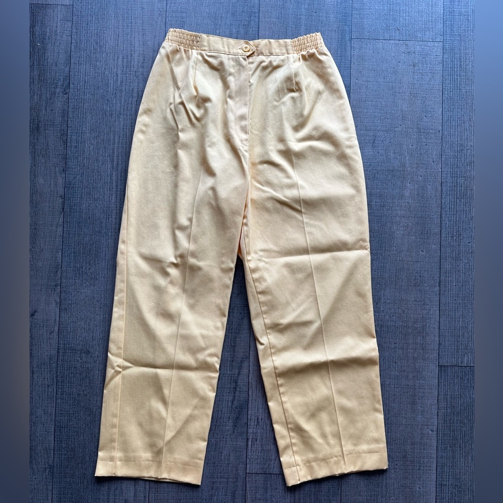 Vintage yellow sears trousers size 6